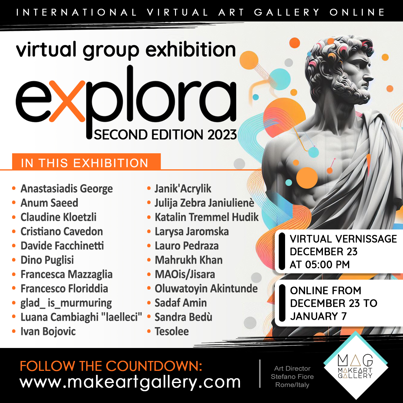 Explora 2, 2023 | Mostra Virtuale Online | Virtual Online Art Exhibition